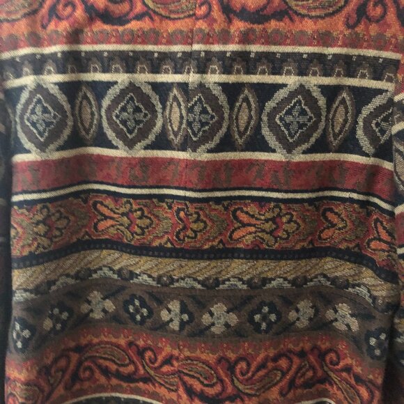 fully lined long collarless jacket - Picture 3 of 5